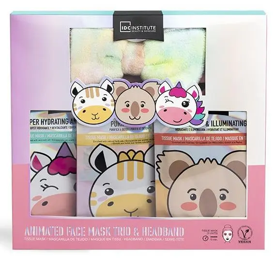 Set 3 Masques visage tissus vegan + bandeau image